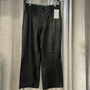 NWT Yves Salomon Leather trousers